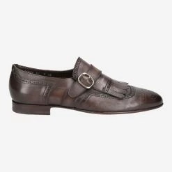 Santoni Art.  14636 Dunkelbraun -Bestes Schuh Geschäft aussenseite 1413010002