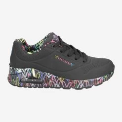 Skechers Art.  UNO LOVING LOVE Schwarz -Bestes Schuh Geschäft aussenseite 2330040015