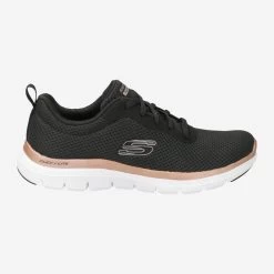 Skechers Art.  FLEX APPEAL 4.0 Schwarz -Bestes Schuh Geschäft aussenseite 2330090086
