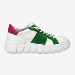 Donna Carolina Art.  ARIEL ROCK Weiß,kombiniert -Bestes Schuh Geschäft aussenseite 2331960128