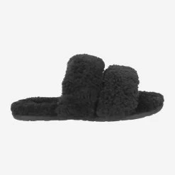 UGG Art.  MAXI CURLY SCUFFETTA Schwarz -Bestes Schuh Geschäft aussenseite 2850090037