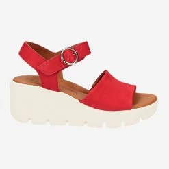 Paul Green Art.  7366-026 Rot -Bestes Schuh Geschäft aussenseite 2925060052