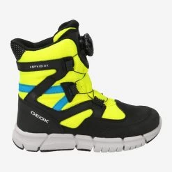 GEOX Art.  FLEXYPER Schwarz, Kombiniert -Bestes Schuh Geschäft aussenseite 3150980017