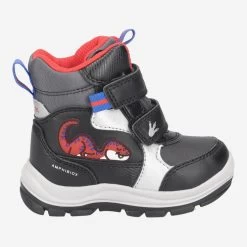 GEOX Art.  FLANFIL Schwarz, Kombiniert -Bestes Schuh Geschäft aussenseite 3180980001