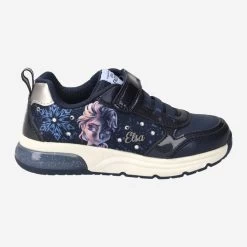 GEOX Art.  SPACECLUB Blau, Kombiniert -Bestes Schuh Geschäft aussenseite 3238910001