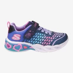 Skechers Art.  302312L SWEETHEART LIGHTS LOVELY COLORS Blau, Kombiniert -Bestes Schuh Geschäft aussenseite 3238990006