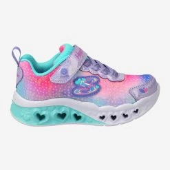 Skechers Art.  302315L LVMT FLUTTER HEART Bunt -Bestes Schuh Geschäft aussenseite 3239090018