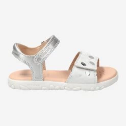 GEOX Art.  SANDAL HAITI Silber -Bestes Schuh Geschäft aussenseite 3291440016