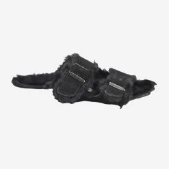 Birkenstock Art.  752661 Arizona Fur Schwarz -Bestes Schuh Geschäft aussenseite 8850060005