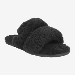 UGG Art.  MAXI CURLY SCUFFETTA Schwarz