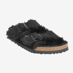 Birkenstock Art.  752661 Arizona Fur Schwarz