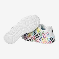 Skechers Art.  314064L WMLT UNO LITESPREAD THE LOVE Weiß,kombiniert -Bestes Schuh Geschäft sohle 3231990008