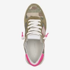 Philippe Model Art.  TRPX Camouflage Neon Grün -Bestes Schuh Geschäft top 2337060064